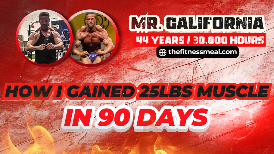 How Mr California put on 20lbs Muscle in 100 days at 60yr WTF 🤩🤩💪💪