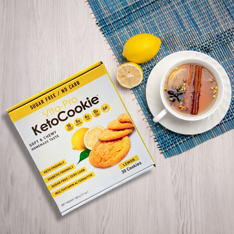 Vita-Pro Keto Diet Cookie - 30 Cookies/Box 1-Month Supply - TheFitnessMeal