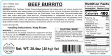 Load image into Gallery viewer, 12 Keto Diet Burrito - Mix &amp; Match Pork-Chicken-Steak $5.75 each Free Shipping
